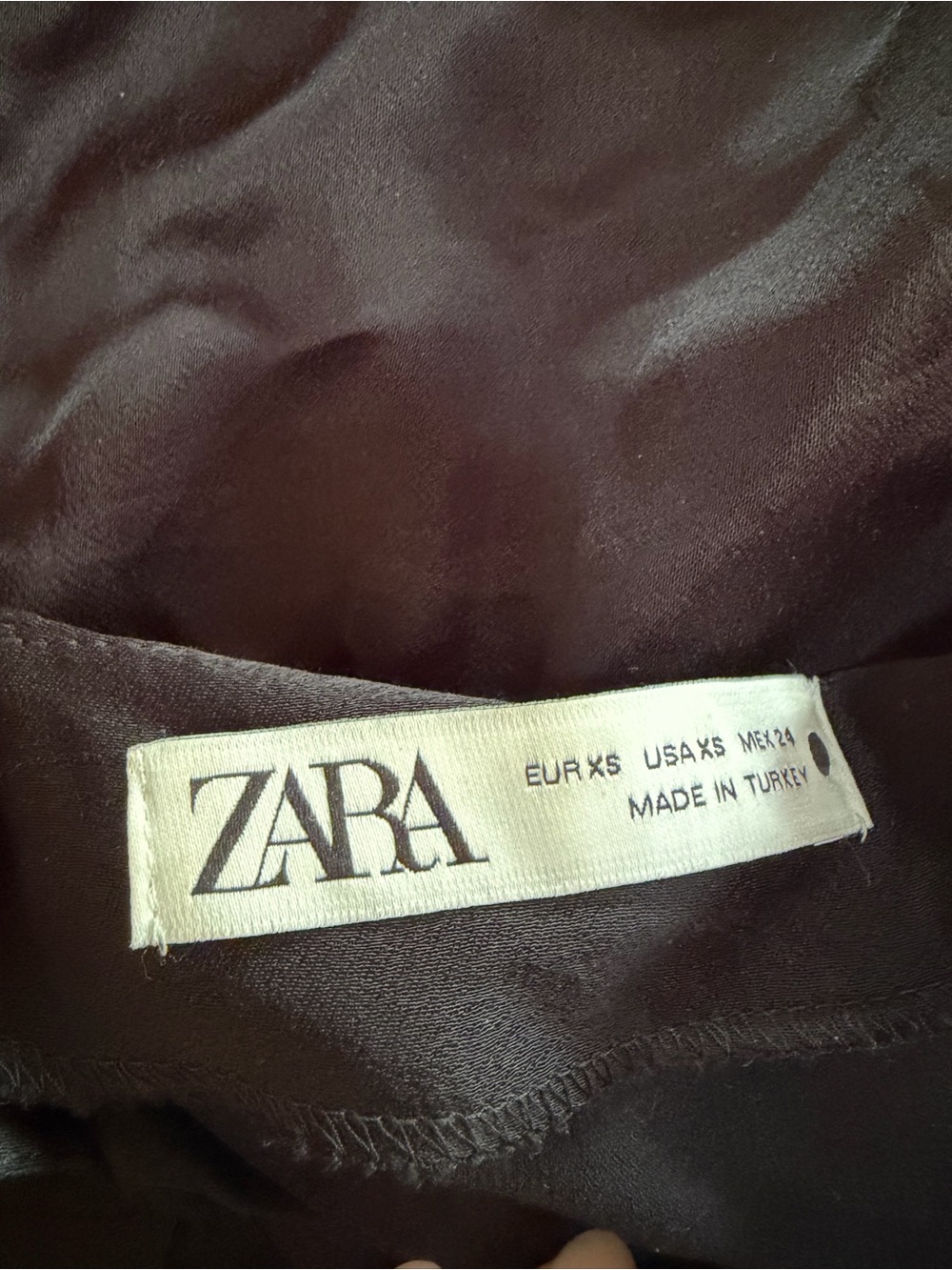 Zara satin kaftan dress - never worn! - Picture 2 of 2
